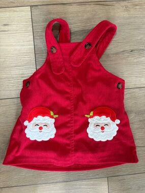 6m Santa Corduroy Dress